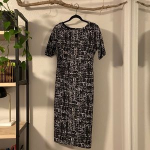 Maggy London B&W Dress
